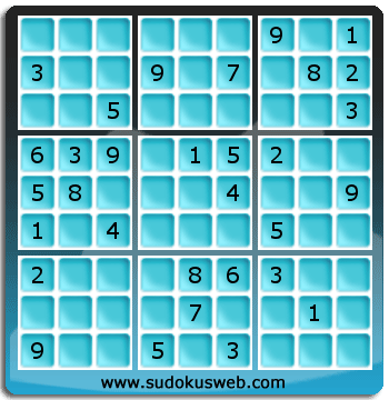 Sudoku von mittelmässiger höhe