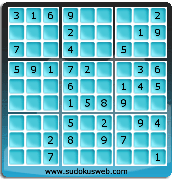 Sudoku von einfacher höhe