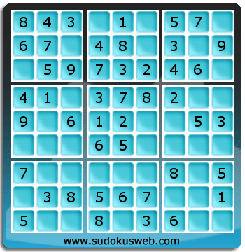 Nivel Muito Facil de Sudoku Nivel Muito Facil de Sudoku