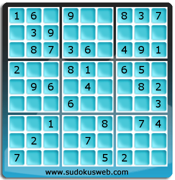 Nivel Facil de Sudoku Nivel Facil de Sudoku