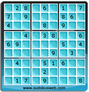 Sudoku von mittelmässiger höhe