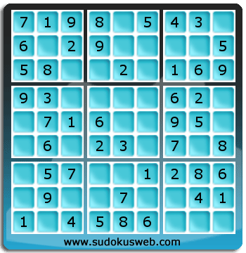 Nivel Muito Facil de Sudoku Nivel Muito Facil de Sudoku
