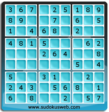 Sudoku von sehr einfacher höhe