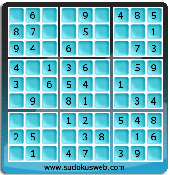 Sudoku de Niveau Très Facile