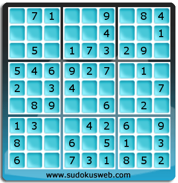 Sudoku de Niveau Très Facile Sudoku de Niveau Très Facile
