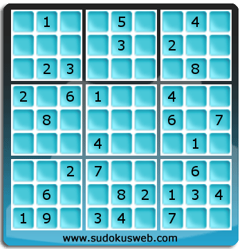 Sudoku von mittelmässiger höhe