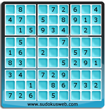 Sudoku de Niveau Très Facile