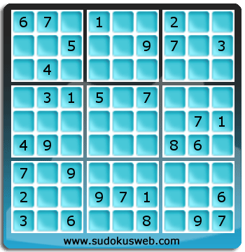 Sudoku von mittelmässiger höhe