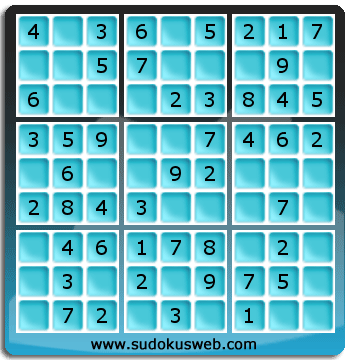 Nivel Muito Facil de Sudoku