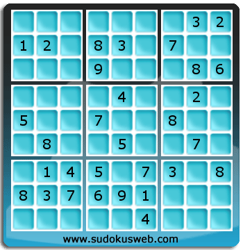 Sudoku von mittelmässiger höhe