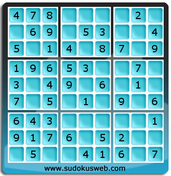 Sudoku de Niveau Très Facile