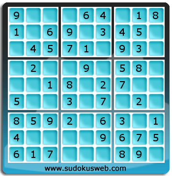 Nivel Muito Facil de Sudoku Nivel Muito Facil de Sudoku