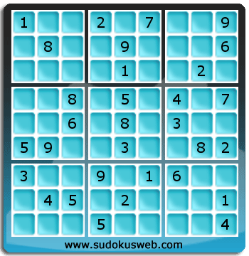 Sudoku von mittelmässiger höhe