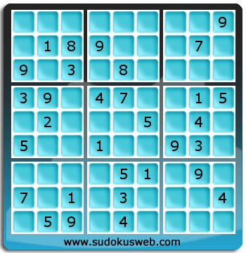 Sudoku von mittelmässiger höhe