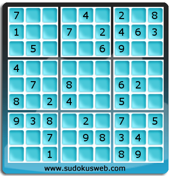 Sudoku von einfacher höhe