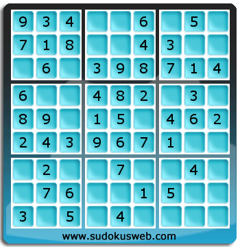 Sudoku de Nivel Muy Fácil