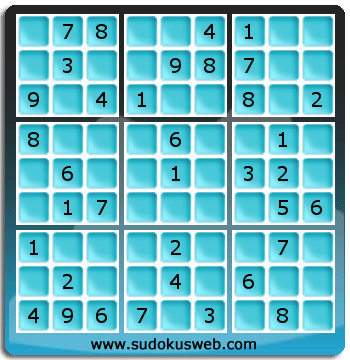 Nivel Facil de Sudoku