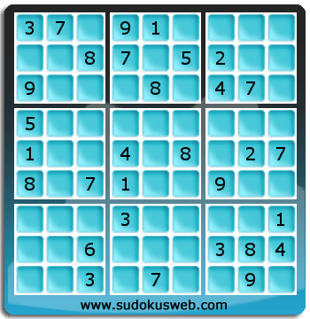 Sudoku von mittelmässiger höhe