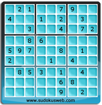 Sudoku von mittelmässiger höhe