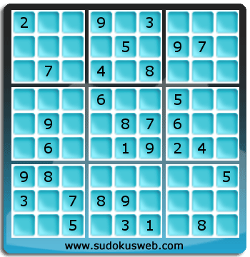 Sudoku von mittelmässiger höhe