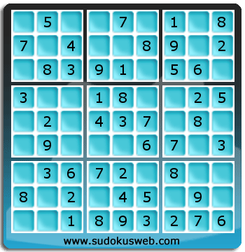 Sudoku von sehr einfacher höhe