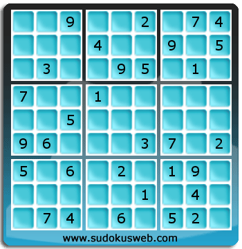 Sudoku von mittelmässiger höhe