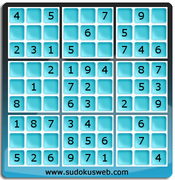 Nivel Muito Facil de Sudoku