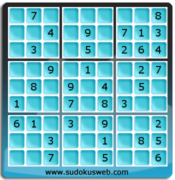 Sudoku de Nivel Fácil Sudoku de Nivel Fácil