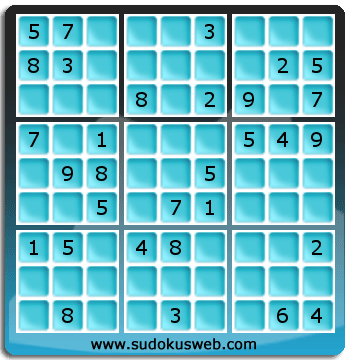 Sudoku von mittelmässiger höhe