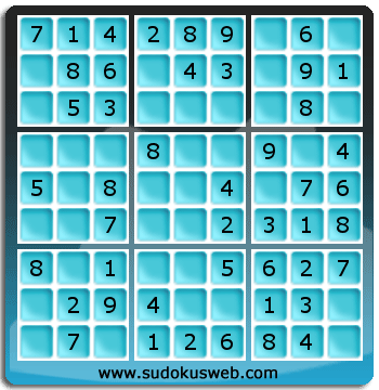 Sudoku de Niveau Très Facile