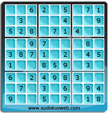 Sudoku de Niveau Très Facile