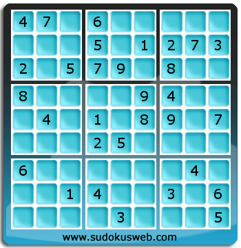 Sudoku von mittelmässiger höhe