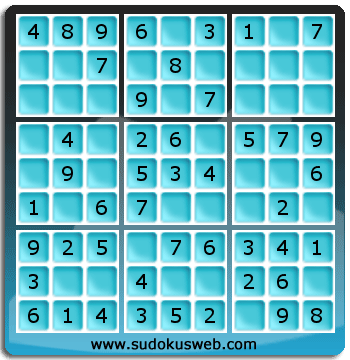 Sudoku de Nivel Muy Fácil