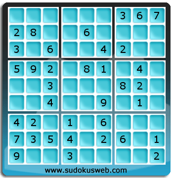 Sudoku von einfacher höhe