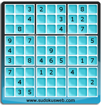 Sudoku von mittelmässiger höhe