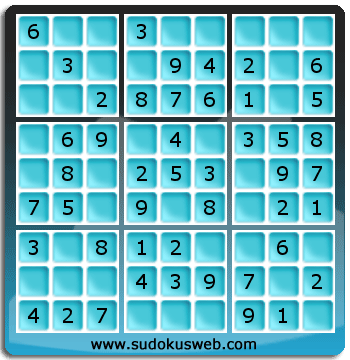 Sudoku de Nivel Muy Fácil