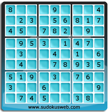 Sudoku de Nivel Muy Fácil