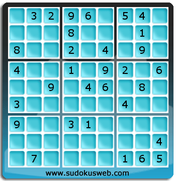 Sudoku von mittelmässiger höhe