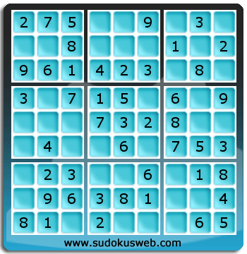 Nivel Muito Facil de Sudoku Nivel Muito Facil de Sudoku