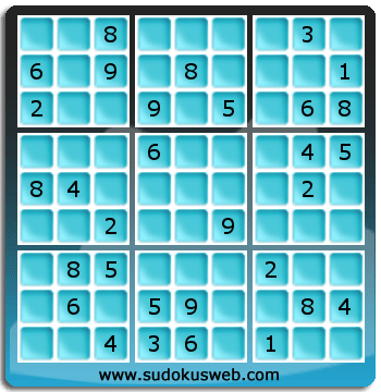 Sudoku von mittelmässiger höhe