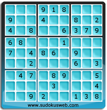 Nivel Facil de Sudoku