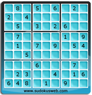 Sudoku von mittelmässiger höhe