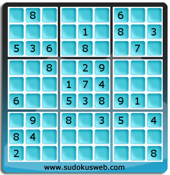 Sudoku von mittelmässiger höhe