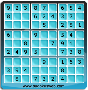 Nivel Muito Facil de Sudoku Nivel Muito Facil de Sudoku