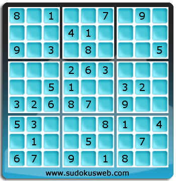 Nivel Facil de Sudoku Nivel Facil de Sudoku