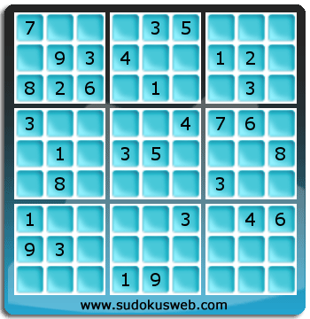 Sudoku von mittelmässiger höhe