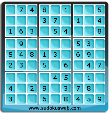 Sudoku de Niveau Très Facile