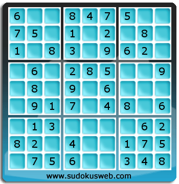 Sudoku de Niveau Très Facile