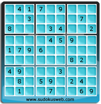 Sudoku von mittelmässiger höhe