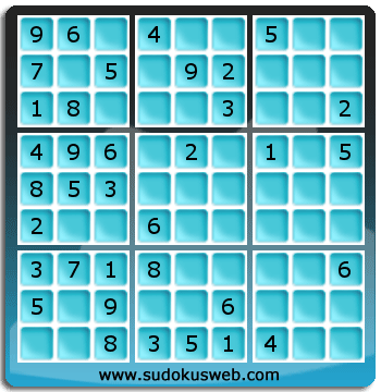 Nivel Facil de Sudoku Nivel Facil de Sudoku